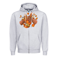Heather Grey Black girl Fall sneakers Zipper Hoodie - RanaPortraitStore