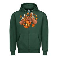 Sports Green Black girl Fall sneakers Zipper Hoodie - RanaPortraitStore