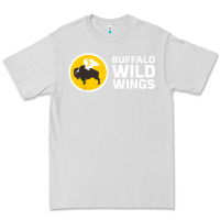 Dove Grey white wild buffalos wings with words Premium Tee - linhVisuals