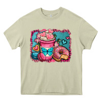 Mossy valentines day coffee cup and sweets Heavy Core Tee - OliviaCreatesArt