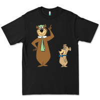 Black Yogi Bear Premium Tee - linhVisuals