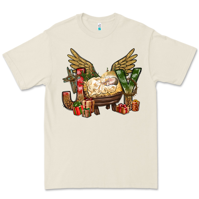 Joy Christmas With Baby Jesus Bbs Premium Tee by BundleAndBundleShop | Teevron