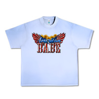 Grape Ice American Babe With Sunflowers Urban Heavy Tee - LillyAllenDesigns