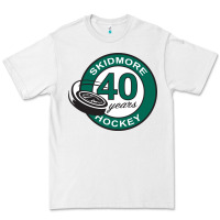 White skidmore+anniversary Premium Tee - linhVisuals
