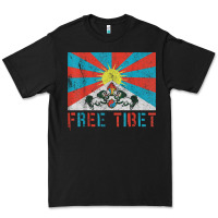 Black free tibet Premium Tee - linhVisuals