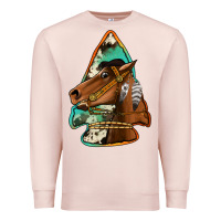 Pale Pink horse arrowhead Premium Sweatshirt - Jasminsmagicworld