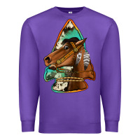 Purple horse arrowhead Premium Sweatshirt - Jasminsmagicworld
