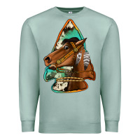 Seafoam horse arrowhead Premium Sweatshirt - Jasminsmagicworld