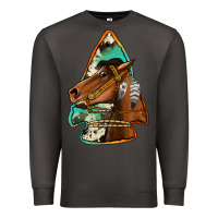 Smoke horse arrowhead Premium Sweatshirt - Jasminsmagicworld