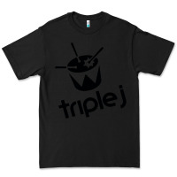 Black triple j Premium Tee - linhVisuals