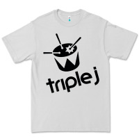 Dove Grey triple j Premium Tee - linhVisuals