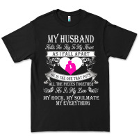 Black my husband holds the key to my heart Premium Tee - linhVisuals