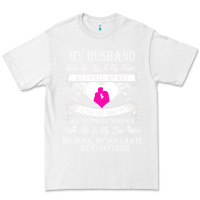 White my husband holds the key to my heart Premium Tee - linhVisuals