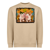 Mushroom fall pigs Heavyweight Sweatshirt - Jasminsmagicworld