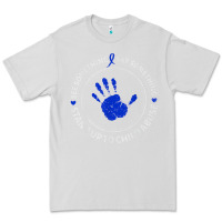 Dove Grey see something say something child abuse awareness ribbon Premium Tee - linhVisuals