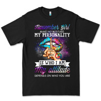 Black november girl make no mistake my personality funny Premium Tee - linhVisuals
