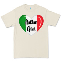 Bone italy flag for women italian girl Premium Tee - linhVisuals