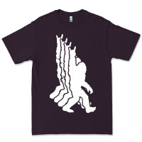 Plum retro bigfoot funny sasquatch and peace Premium Tee - linhVisuals