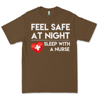 Cacao feel safe at night sleep with a nurse tshirt Premium Tee - linhVisuals