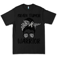 Black brain cancer tumor awareness go gray in may t shirt Premium Tee - linhVisuals