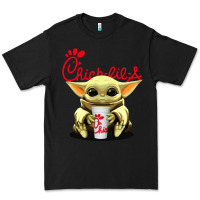Black baby yoda hold Premium Tee - linhVisuals