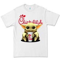 White baby yoda hold Premium Tee - linhVisuals