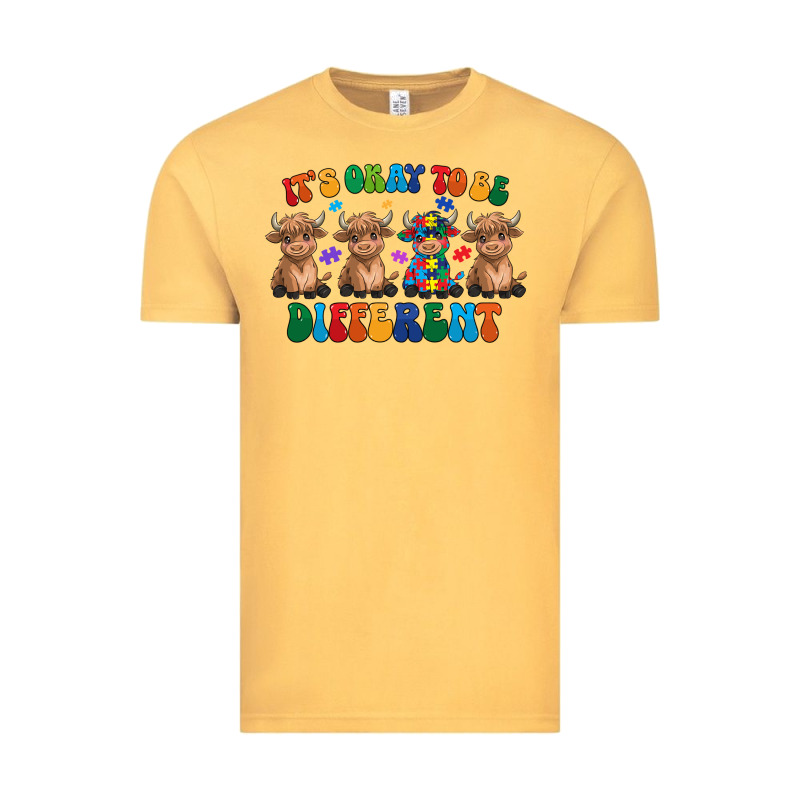 Its Okay To Be Different Vintage Tee by CowhideDigitalArt | Teevron