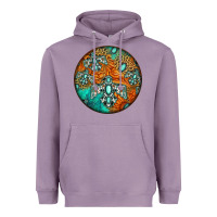 Lavender western pattern circle Heavyweight Hoodie - Jasminsmagicworld