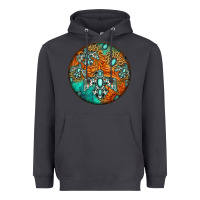 Smoke western pattern circle Heavyweight Hoodie - Jasminsmagicworld