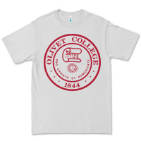 Dove Grey olivet college vectorized Premium Tee - linhVisuals