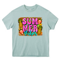 Arona summer vibes leopard background Heavy Core Tee - Jasminsmagicworld
