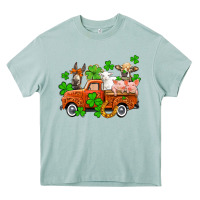Arona St. Patrick's farm animals and truck Heavy Core Tee - OliviaCreatesArt