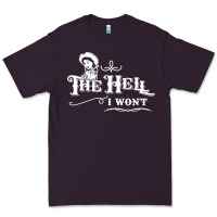 Plum the hell i won't cowgirl western Premium Tee - linhVisuals