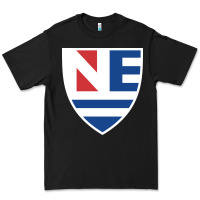 Black new england college shield vectorized Premium Tee - linhVisuals