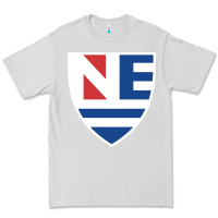 Dove Grey new england college shield vectorized Premium Tee - linhVisuals