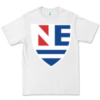 White new england college shield vectorized Premium Tee - linhVisuals