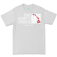 Dove Grey hawaii islands north shore haleiwa vintage style t shirt Premium Tee - linhVisuals