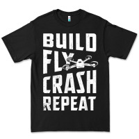 Black drone tshirt shirts for multicopter boy men kids fpv pilot t shirt Premium Tee - linhVisuals