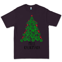 Plum hawaiian christmas tree mele kalikimaka hawaii tropical t shirt Premium Tee - linhVisuals