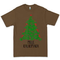 Cacao hawaiian christmas tree mele kalikimaka hawaii tropical t shirt Premium Tee - linhVisuals