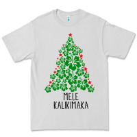 Dove Grey hawaiian christmas tree mele kalikimaka hawaii tropical t shirt Premium Tee - linhVisuals