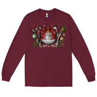Burgundy joy Long Sleeve Tee - CowhideDigitalArt