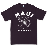 Plum hawaii flower for women hibiscus maui hawaii t shirt Premium Tee - linhVisuals