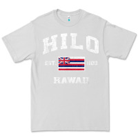Dove Grey hilo hawaii hi vintage state athletic style t shirt Premium Tee - linhVisuals