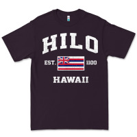Plum hilo hawaii hi vintage state athletic style t shirt Premium Tee - linhVisuals