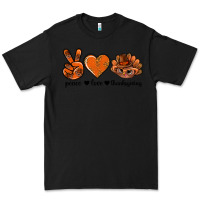 Black peace love thanksgiving bbs Premium Tee - BundleAndBundleShop