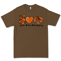 Cacao peace love thanksgiving bbs Premium Tee - BundleAndBundleShop