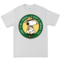 Dove Grey beagle scout patrol wood badge Premium Tee - linhVisuals