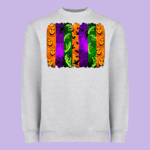 Halloween Brushstroke Heavyweight Sweatshirt Designed By Jasminsmagicworld