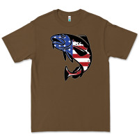 Cacao american cod fish design fishing lover fisherman usa premium Premium Tee - linhVisuals